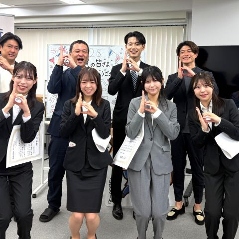 【入社式レポート／bサーチに新たな仲間が加わりました🌸】 アイキャッチ画像